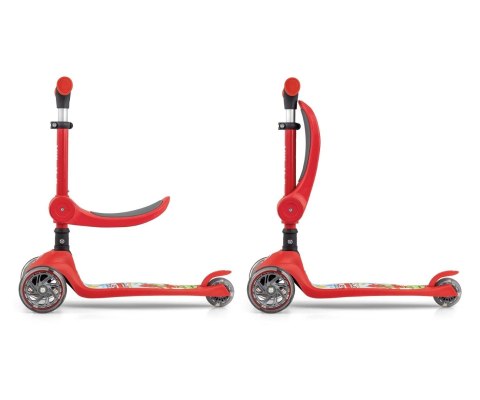 Milly Mally Scooter Fuzzy Red Milly Mally Scooter Fuzzy Red