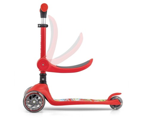Milly Mally Scooter Fuzzy Red Milly Mally Scooter Fuzzy Red