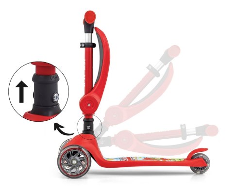 Milly Mally Scooter Fuzzy Red Milly Mally Scooter Fuzzy Red