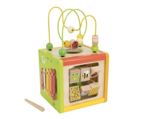 Viga 44716 Kostka edukacyjna 5w1 z labiryntami i cymbałkami Viga 44716 Kostka edukacyjna 5w1 z labiryntami i cymbałkami