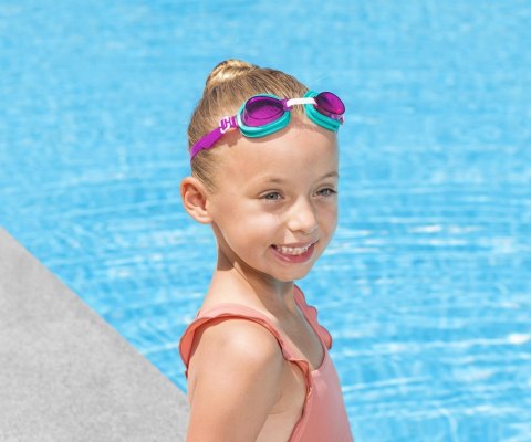 Bestway 21002 Aqua Burst Essential Okulary do pływania Fioletowe Bestway 21002 Aqua Burst Essential Okulary do pływania Fioletowe