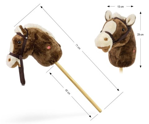 Milly Mally Hobby Koń na Kiju Dark Brown Milly Mally Hobby Koń na Kiju Dark Brown