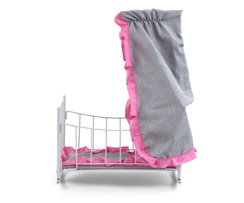 Milly Mally Łóżeczko-Kołyska dla lalek Lily z baldachimem Prestige Pink Milly Mally Łóżeczko-Kołyska dla lalek Lily z baldachimem Prestige Pink