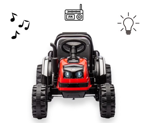 Milly Mally Pojazd na akumulator Traktor z przyczepą Farmer Red Milly Mally Pojazd na akumulator Traktor z przyczepą Farmer Red