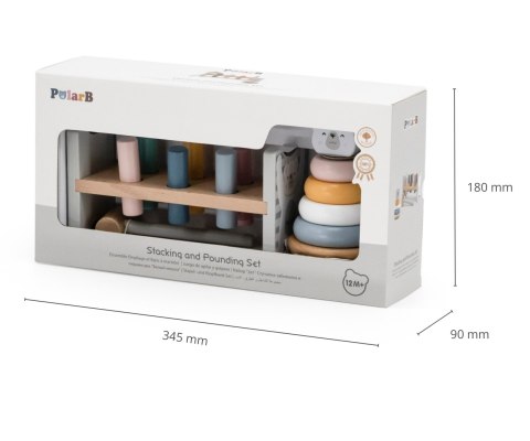 Viga 44250 PolarB Przebijanka i piramidka Miś Viga 44250 PolarB Przebijanka i piramidka Miś