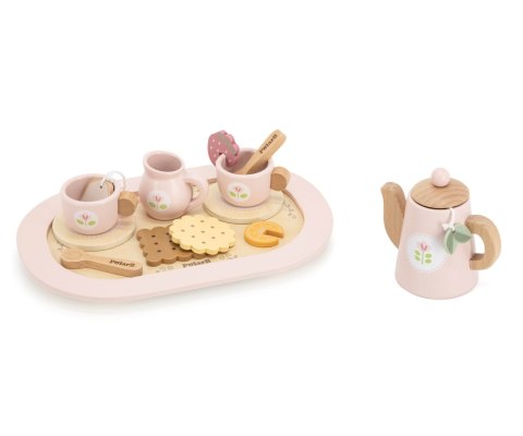 Viga 44267 PolarB Drewniany zestaw do kawy i herbaty - pink Viga 44267 PolarB Drewniany zestaw do kawy i herbaty - pink
