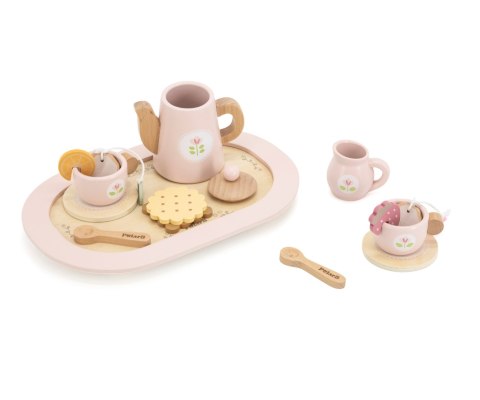 Viga 44267 PolarB Drewniany zestaw do kawy i herbaty - pink Viga 44267 PolarB Drewniany zestaw do kawy i herbaty - pink