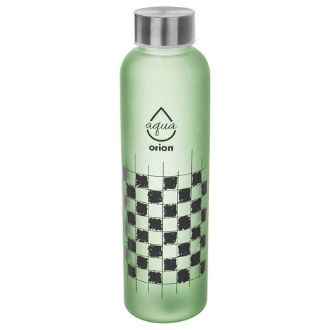 Butelka szklana bidon na wodę sok lemoniadę smoothie koktajl szachownica 600 ml Butelka szklana bidon na wodę sok lemoniadę smoothie koktajl szachownica 600 ml