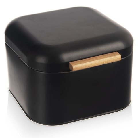 Chlebak metalowy czarny BLACK 21,5x20x14,5 cm Chlebak metalowy czarny BLACK 21,5x20x14,5 cm