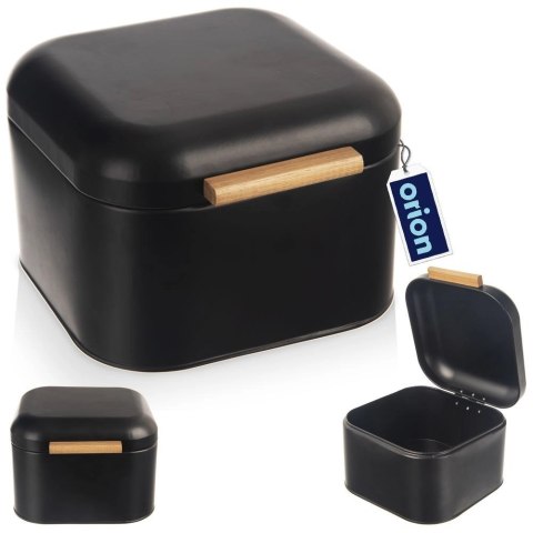 Chlebak metalowy czarny BLACK 21,5x20x14,5 cm Chlebak metalowy czarny BLACK 21,5x20x14,5 cm