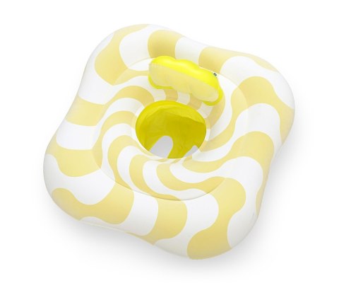 Bestway 32298 Siedzisko do nauki pływania Kwadrat Swim Safer Comfort Plush Zółte fale 76cm x 76cm Bestway 32298 Siedzisko do nauki pływania Kwadrat Swim Safer Comfort Plush Zółte fale 76cm x 76cm