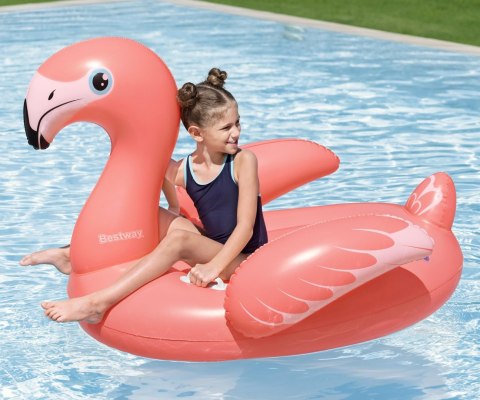 Bestway 41525 Dmuchany Flaming do pływania 1.38m x 1.07m Bestway 41525 Dmuchany Flaming do pływania 1.38m x 1.07m