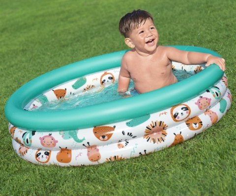 Bestway 51008 Basenik dmuchany Zwierzątka z safari 102cm x 25cm Bestway 51008 Basenik dmuchany Zwierzątka z safari 102cm x 25cm