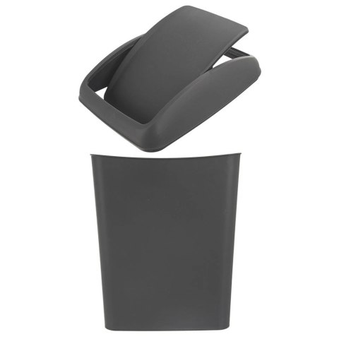 Kosz na śmieci plastikowy szary 10 l Kosz na śmieci plastikowy szary 10 l