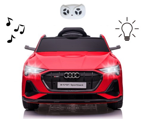 Milly Mally Pojazd na akumulator Audi E-Tron Sportback 4x4 Red Milly Mally Pojazd na akumulator Audi E-Tron Sportback 4x4 Red
