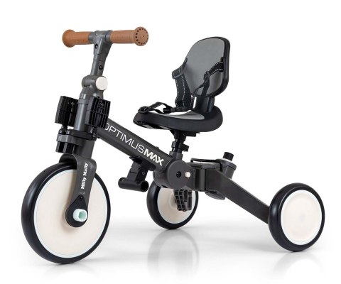 Milly Mally Rowerek 5w1 Optimus Max Dark Grey Milly Mally Rowerek 5w1 Optimus Max Dark Grey