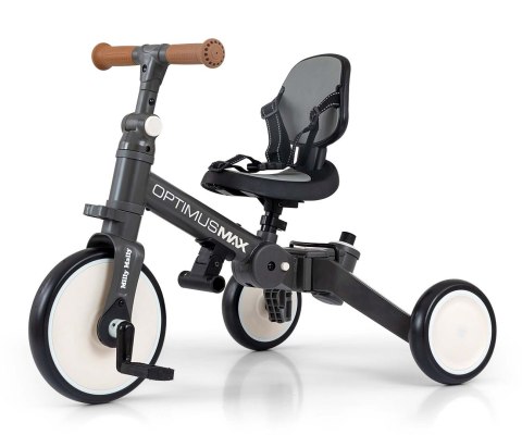 Milly Mally Rowerek 5w1 Optimus Max Dark Grey Milly Mally Rowerek 5w1 Optimus Max Dark Grey