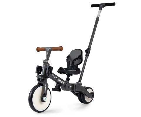 Milly Mally Rowerek 5w1 Optimus Max Dark Grey Milly Mally Rowerek 5w1 Optimus Max Dark Grey