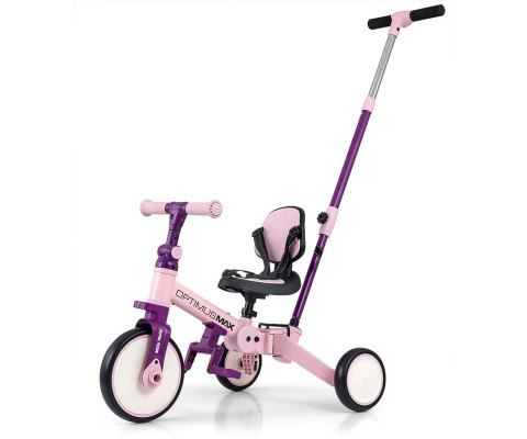Milly Mally Rowerek 5w1 Optimus Max Pink Milly Mally Rowerek 5w1 Optimus Max Pink