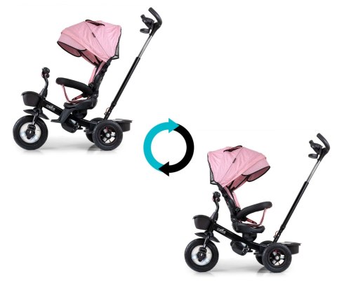 Milly Mally Rowerek Trójkołowy Movi Black-Pink Milly Mally Rowerek Trójkołowy Movi Black-Pink
