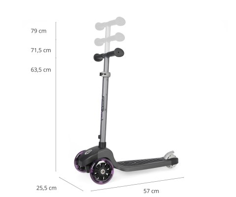 Qplay Hulajnoga Future Eco Purple Qplay Hulajnoga Future Eco Purple