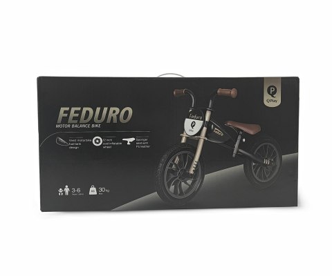 Qplay Rowerek Biegowy Feduro Black-Golden Qplay Rowerek Biegowy Feduro Black-Golden