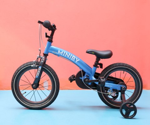 Qplay Rowerek Dziecięcy - Rowerek Biegowy Miniby 14 cali Blue Qplay Rowerek Dziecięcy - Rowerek Biegowy Miniby 14 cali Blue