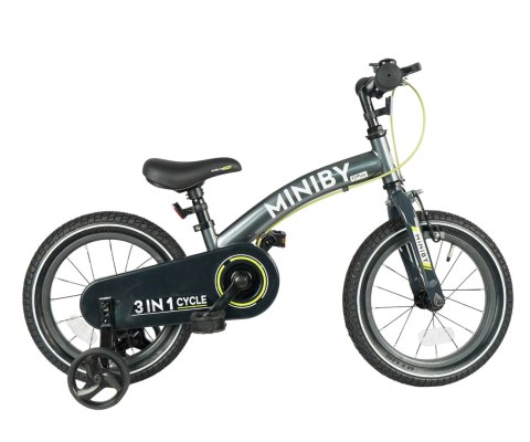 Qplay Rowerek Dziecięcy - Rowerek Biegowy Miniby 14 cali Grey Qplay Rowerek Dziecięcy - Rowerek Biegowy Miniby 14 cali Grey