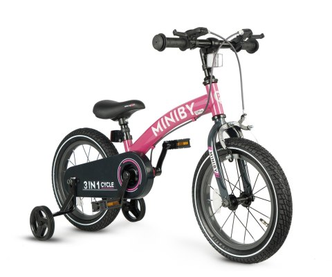 Qplay Rowerek Dziecięcy - Rowerek Biegowy Miniby 14 cali Rosa Qplay Rowerek Dziecięcy - Rowerek Biegowy Miniby 14 cali Rosa