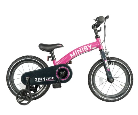 Qplay Rowerek Dziecięcy - Rowerek Biegowy Miniby 14 cali Rosa Qplay Rowerek Dziecięcy - Rowerek Biegowy Miniby 14 cali Rosa