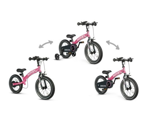 Qplay Rowerek Dziecięcy - Rowerek Biegowy Miniby 14 cali Rosa Qplay Rowerek Dziecięcy - Rowerek Biegowy Miniby 14 cali Rosa