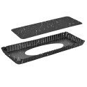 BLACHA FORMA DO PIECZENIA 36X13X2,5 CM Z WYJMOWANYM DNEM POWŁOKA NIEPRZYWIERALNA BRUNBESTE BB-3651