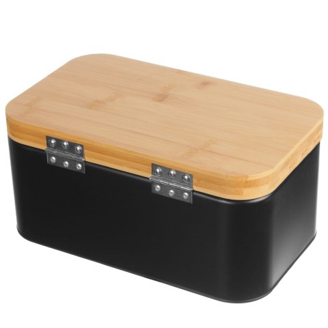 CHLEBAK METALOWY CZARNY Z DESKĄ DO KROJENIA + MASELNICZKA + NÓŻ BRUNBESTE BB-2777 CHLEBAK METALOWY CZARNY Z DESKĄ DO KROJENIA + MASELNICZKA + NÓŻ BRUNBESTE BB-2777