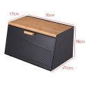 CHLEBAK STALOWO-DREWNIANY DWUSTRONNY BRUNBESTE BB-2749