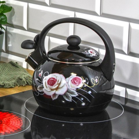 CZAJNIK EMALIOWANY 2.2L BRUNBESTE BLACK ROSE BB-4551 CZAJNIK EMALIOWANY 2.2L BRUNBESTE BLACK ROSE BB-4551