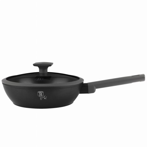 PATELNIA GŁĘBOKA TYTANOWA Z POKRYWKĄ 24CM BERLINGER HAUS ANTRACIT BH-8122 PATELNIA GŁĘBOKA TYTANOWA Z POKRYWKĄ 24CM BERLINGER HAUS ANTRACIT BH-8122