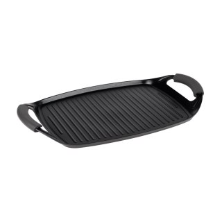 PŁYTA GRILLOWA TACA DO SMAŻENIA Z POWŁOKĄ TYTANOWĄ 47X29CM BERLINGER HAUS ANTRACIT BH-8137