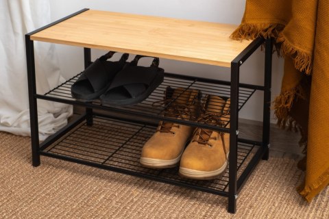 PÓŁKA REGAŁ STOJAK NA BUTY 3-POZIOMOWA 60X30X39CM BRUNBESTE BB-3535 PÓŁKA REGAŁ STOJAK NA BUTY 3-POZIOMOWA 60X30X39CM BRUNBESTE BB-3535