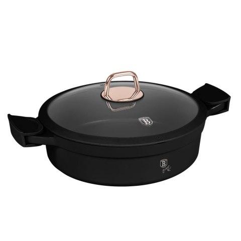 WOK GARNEK NISKI Z POWŁOKĄ TYTANOWĄ 4.2L 28CM BERLINGER HAUS BLACK ROSE BH-1455 WOK GARNEK NISKI Z POWŁOKĄ TYTANOWĄ 4.2L 28CM BERLINGER HAUS BLACK ROSE BH-1455