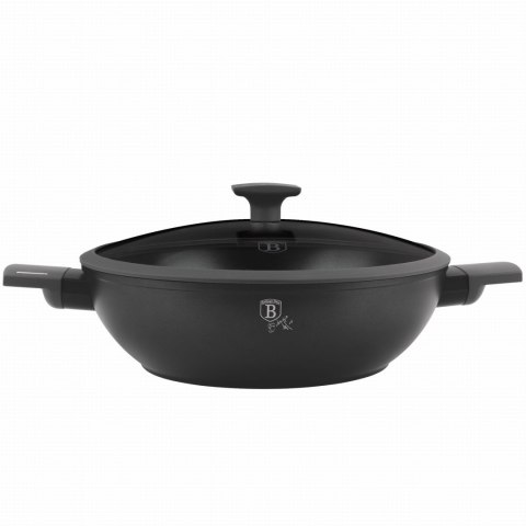 WOK TYTANOWY Z POKRYWKĄ 30CM BERLINGER HAUS ANTRACIT BH-8125 WOK TYTANOWY Z POKRYWKĄ 30CM BERLINGER HAUS ANTRACIT BH-8125