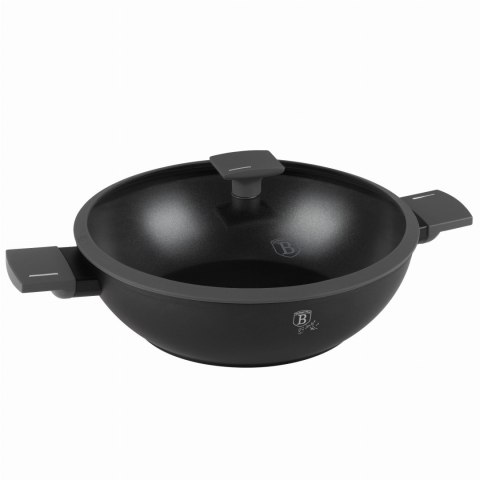 WOK TYTANOWY Z POKRYWKĄ 30CM BERLINGER HAUS ANTRACIT BH-8125 WOK TYTANOWY Z POKRYWKĄ 30CM BERLINGER HAUS ANTRACIT BH-8125