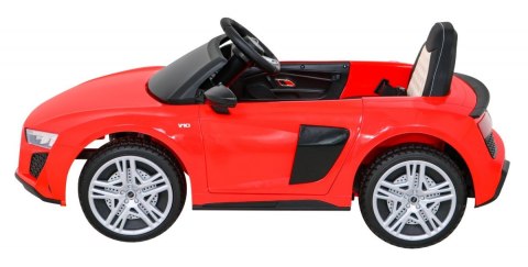 Audi R8 LIFT Samochodzik na akumulator Czerwony + Pilot + Koła EVA + MP3 + LED Audi R8 LIFT Samochodzik na akumulator Czerwony + Pilot + Koła EVA + MP3 + LED