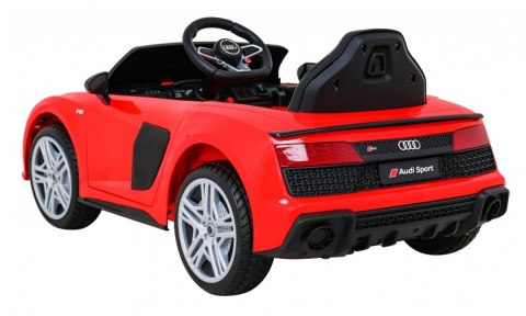 Audi R8 LIFT Samochodzik na akumulator Czerwony + Pilot + Koła EVA + MP3 + LED Audi R8 LIFT Samochodzik na akumulator Czerwony + Pilot + Koła EVA + MP3 + LED