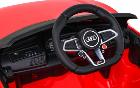 Audi R8 LIFT Samochodzik na akumulator Czerwony + Pilot + Koła EVA + MP3 + LED Audi R8 LIFT Samochodzik na akumulator Czerwony + Pilot + Koła EVA + MP3 + LED
