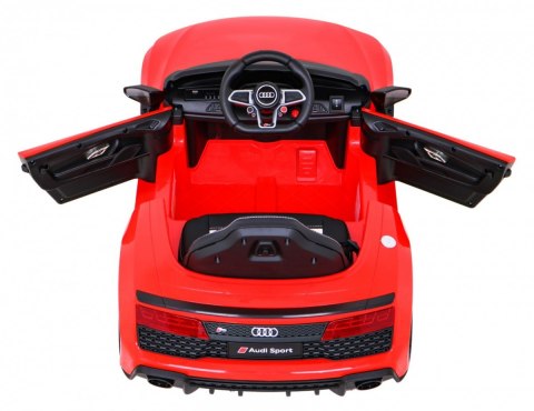 Audi R8 LIFT Samochodzik na akumulator Czerwony + Pilot + Koła EVA + MP3 + LED Audi R8 LIFT Samochodzik na akumulator Czerwony + Pilot + Koła EVA + MP3 + LED