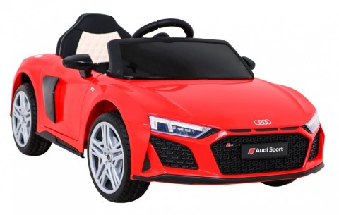 Audi R8 LIFT Samochodzik na akumulator Czerwony + Pilot + Koła EVA + MP3 + LED Audi R8 LIFT Samochodzik na akumulator Czerwony + Pilot + Koła EVA + MP3 + LED