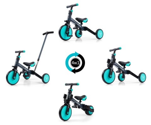 Milly Mally Rowerek 4w1 Optimus Plus Mint Milly Mally Rowerek 4w1 Optimus Plus Mint
