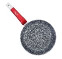 PATELNIA 26CM MARMUROWO-CERAMICZNA ZILNER STONETEC BURGUND ZL-9256