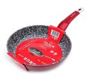 PATELNIA 26CM MARMUROWO-CERAMICZNA ZILNER STONETEC BURGUND ZL-9256