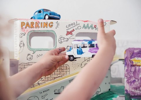"Parking" przestrzenna kolorowanka XXL dla dzieci "Parking" przestrzenna kolorowanka XXL dla dzieci